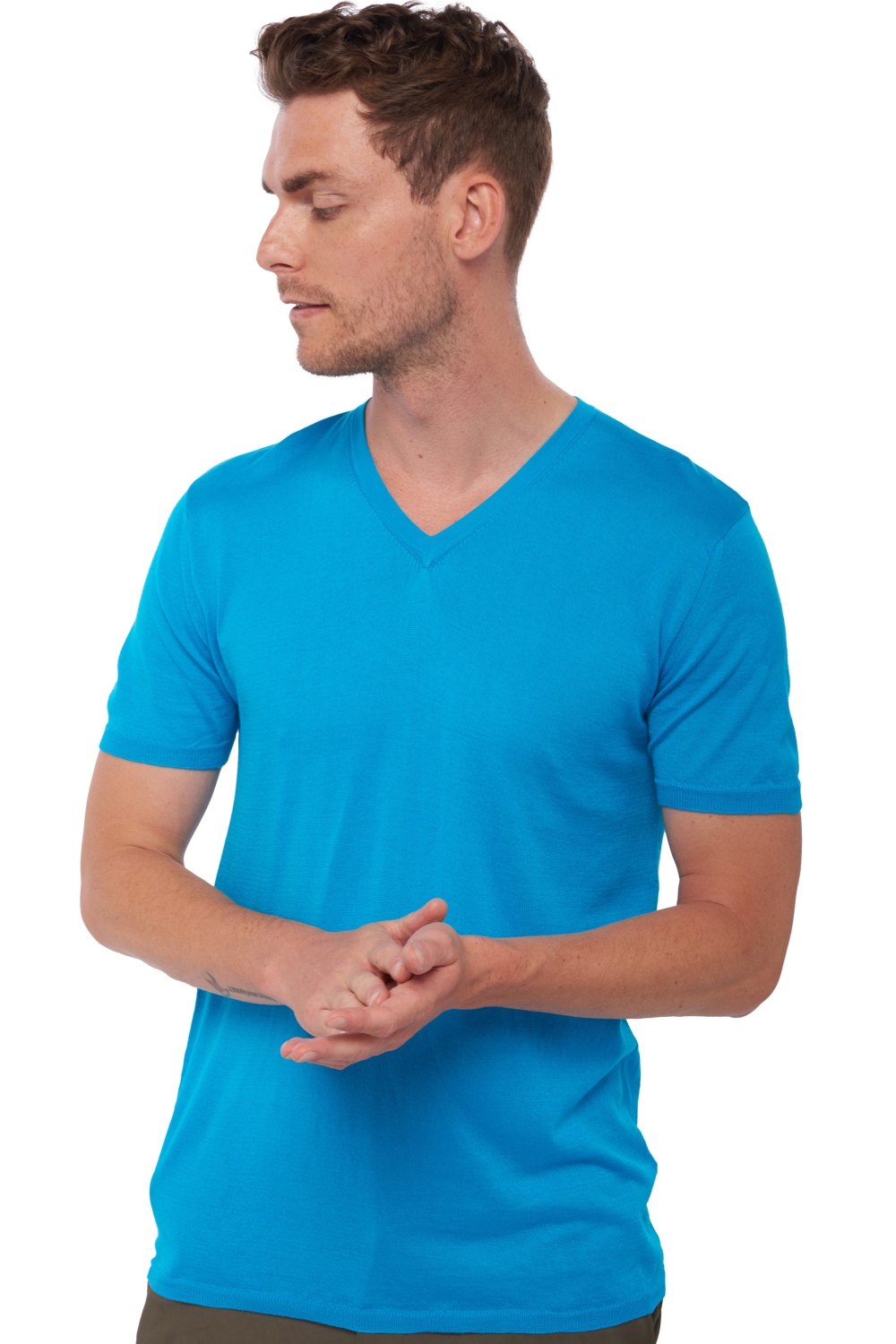 Coton Giza 45 coton gizah 45 homme michael turquoise s